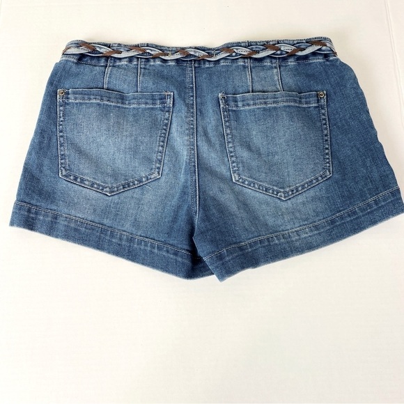 Free People Retro Exposed Button Fly Denim Shorts Size 26 - Picture 5 of 5